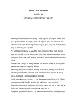 LÒNG DÂN ÐỐI VỚI NHÀ TÂY SƠN doc