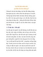 Sau khi thân nhân mất, gia đình cần làm những gì? doc