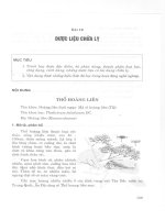 Giáo trình dược liệu (Bài 12) potx