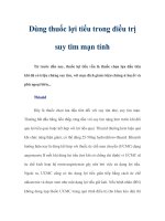 Dùng thuốc lợi tiểu trong điều trị suy tim mạn tính potx