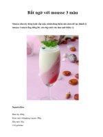 Bất ngờ với mousse 3 màu ppsx