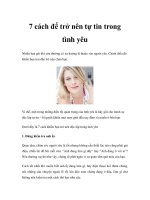 7 cách để trở nên tự tin trong tình yêu pps