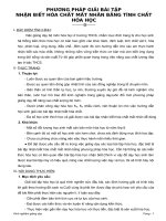 PP giai BT nhan biet hoa chat