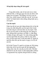 10 loại độc dược dùng để cứu người pptx