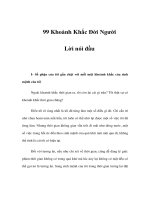 99 Khoảnh Khắc Đời Người - Lời nói đầu doc