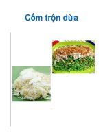 Cốm trộn dừa docx