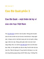 Kiến thức lớp 11 Cao Bá Quát-phần 3 ppt