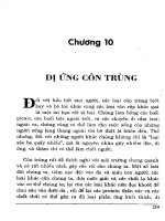 Bệnh dị ứng Phòng ngừa và trị liệu (Chương 10) pdf