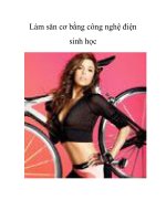 Làm săn cơ bằng công nghệ điện sinh học pot