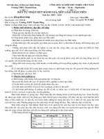 Bản nhận xét đánh giá