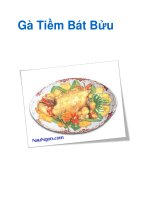 Gà Tiềm Bát Bửu pot
