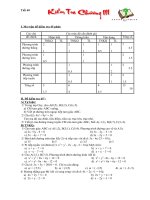 Tiết 40.KIỂM TRA CHƯƠNG III