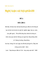 Kiến thức lớp 12 Nghị luận xã hội-phần39 doc