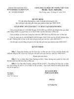 Kết quả Violympic cấp Tỉnh THCS 2009 2010