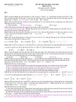 ĐỀ THI THỬ ĐH- VẬT LÝ (7)