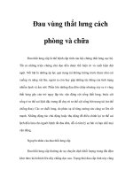 Đau vùng thắt lưng cách phòng và chữa pptx