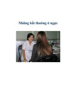 Những bất thường ở ngực potx