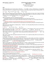 ĐỀ THI THỬ ĐH- VẬT LÝ (8)