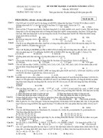 Thái bình_ Thi thử ĐH lần 2