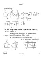 Điện Tử Học - Vi Mạch Điện Tử Ứng Dụng part 12 pps
