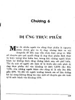 Bệnh dị ứng Phòng ngừa và trị liệu (Chương 6) doc