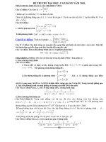 Đề thi thử ĐH có Đá 10