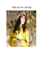 Bận rộn mà vẫn đẹp pptx