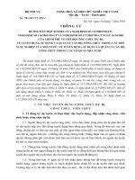 THÔNG TƯ 74BNV : CHẾ DỘ CÔNG CHỨC DỰ BỊ