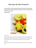 Món ngon cho đêm Trung thu pot