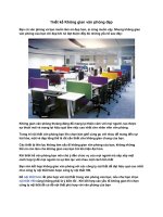 Thiết kế Không gian văn phòng đẹp docx