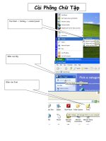 hướng dẫn cài font chữ
