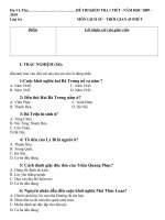 THI HK 2 LỊCH SU 6