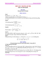 Đề thi đại học thử môn toán năm 2011 potx