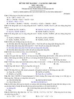 Đề LTĐH-01-Hay, có đáp án