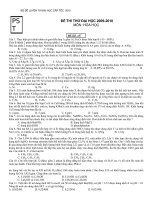 ĐỀ LUYỆN  THI ĐH CẤP TỐC 2010 (7)