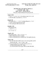 THI TAP TRUNG  LOP 10 + DAP AN