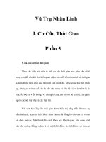 Vũ Trụ Nhân Linh - I. Cơ Cấu Thời Gian - Phần 5 pot