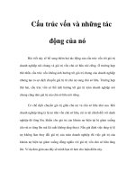 Cấu trúc vốn và những tác động của nó pptx