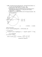 1 bài hình 9 luyện+ĐA