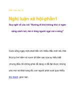 Kiến thức lớp 12 Nghị luận xã hội-phần1 potx