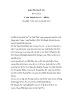 Nhà Tây Sơn CẢNH THỊNH RA BẮC THÀNH pdf