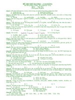 Đề&HD Hóa ĐH 2010 số 30