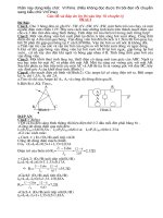 Đáp án bộ đề 1