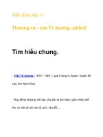 Kiến thức lớp 11 Thương vợ - của Tú Xương –phần9 pps