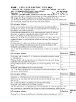 TIÊU CHUẨN ĐÁNG GIÁ TRƯỜNG TIỂU HỌC