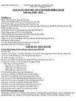 NỘI DUNG HỌP P.H H.S CUỐI NĂM