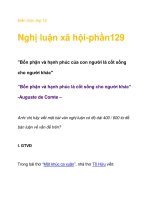 Kiến thức lớp 12 Nghị luận xã hội-phần129 doc