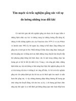 Tim mạch và trắc nghiệm gắng sức với sự đo lường những trao đổi khí pptx