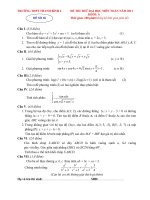 Ôn thi đại học môn toán 2011 - Đề số 18 doc