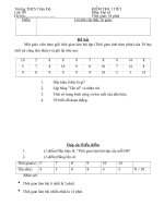 Kiểm tra Đại số 1 tiết kì II